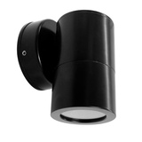 Fixed Black round wall light